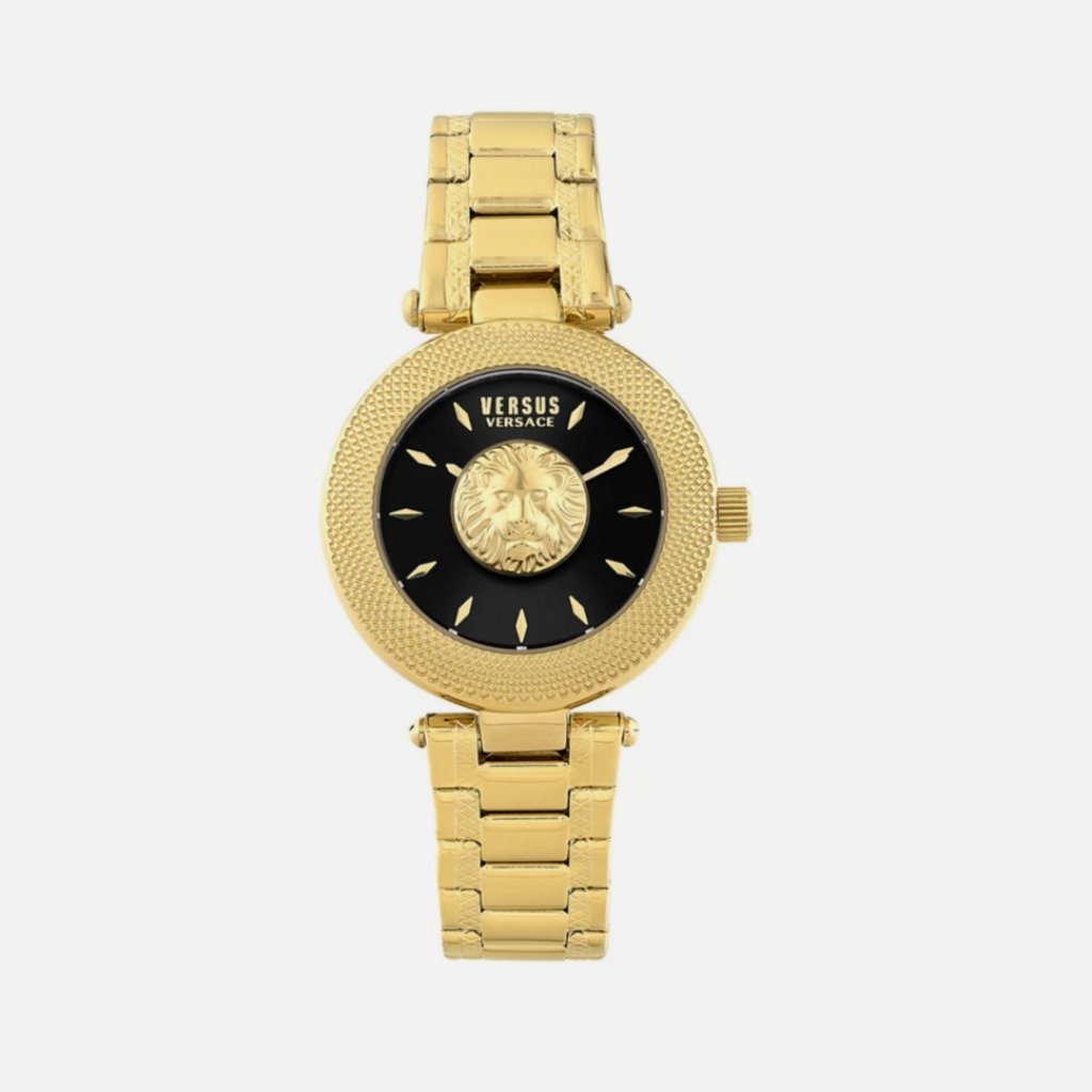 Versus Versace Womens Gold 36mm Bracelet Fashion Watch